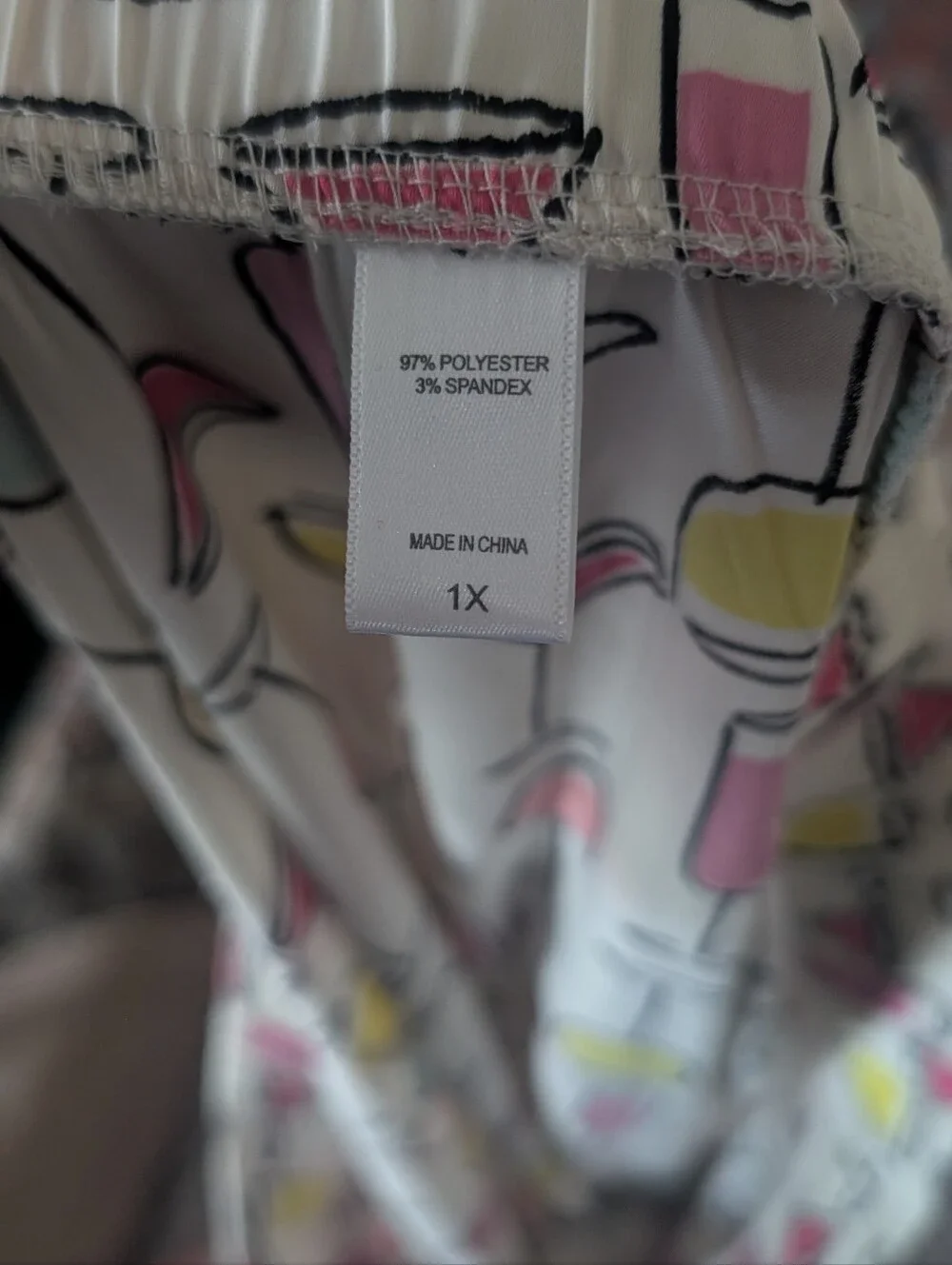 Women's MUK LUK capri Length Pajama Set - Size 1x